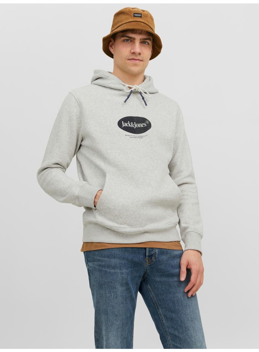 Jack & Jones Jordalston Brandıng Sweat Hood görsel 7