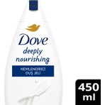 Dove Deeply Nourishing Nemlendirici Duş Jeli 450 ml – Kuru Ciltler İçin Yoğun Besleyici ve Yumuşatıcı Bakım