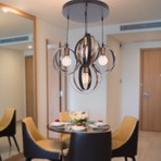 Apliqa Avanos 4'Lü Modern Retro Sarkıt Mutfak Salon Avize