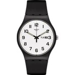 Swatch SO29B703 Erkek Kol Saati Siyah Kasa ve Kordon ile 3 ATM Suya Dayanıklı Fonksiyonel Tasarım