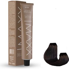 Maxx Deluxe Tüp Boya 5.0 Açık Kahve 60 ml x 4 Adet + Sıvı Oksidan 4 Adet