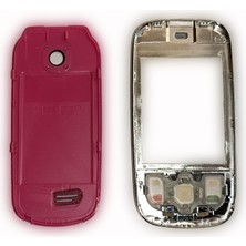 OEM Nokia 7230 Kapak Nokia 7230 Uyumlu Pembe Ön Kapak Arka Kapak ve Tuş Takımı