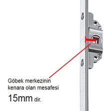 Alet Çantam Pvc Pimapen Ispanyolet Balkon Kapı Kilidi - 180CM