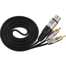 Rca Kadın Jack Mikrofon Ayırtıcıör Adaptörü 0.5m Dişi Fiş-0.5m (Yurt Dışından)