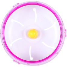 Plastik Koşu Disk Hamster Egzersiz Tekerleği Kirpi Için Sessiz Pembe 21CM (Yurt Dışından)