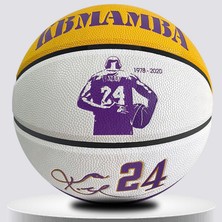 Zethus Basketbol Topu Kobe Bryant Black Mamba Sınırlı Sayıda Hatıra Modeli No. 6 Ilk ve Orta Okul Oyunu Basketbolu Iç ve Dış Mekan Basketbolu (Yurt Dışından)