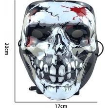 Zethus 3D Cadılar Bayramı Partisi Kafatası Eğlenceli Maske Mutlu Insanlar Partisi (Yurt Dışından)