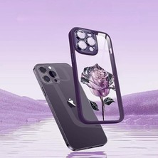 Zethus 3D Rose IPHONE13 Şok Emici Darbeye Dayanıklı Apple Cep Telefonu Kılıfı (Yurt Dışından)