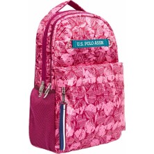 U.S. Polo Assn. Pembe Desenli Sırt Çantası PLÇAN23157