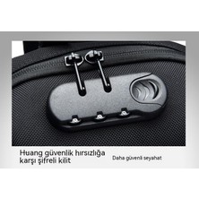 Ozuko Açık Taktik Su Geçirmez Omuzdan Askili Çanta USB (Yurt Dışından)