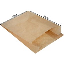 Roco Paper Co. Kraft Şamua Dipsiz Kese Kağıdı 12X28 cm 500 gr 100 Adet