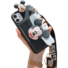 Zethus Mickey Minnie Iphone6 ​​​​telefon Kılıfı Kart Klipsi Tutuculu (Yurt Dışından)