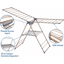 Devecioğlu Harbinger MM033 Nova Lux Çamaşır Kurutma Askısı