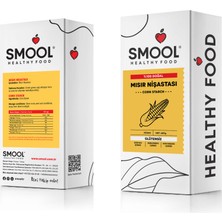 Smool Mısır Nişastası 600 gr ,Glütensiz, Vegan, Katkısız, Doğal