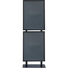 ÖzgürceSeç B2 (50X70) Çift Katlı Saç Taban Kaldırım Reklam Panosu Ayaklı Poster Pano Çift Taraflı