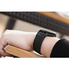 Cover Center  Huawei Watch Gt2 42MM /gt3 42MM Uyumlu 20MM Mıknatıslı Metal Hasır Kordon Manyetik Metal Hasır Örgü
