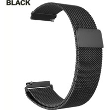 Cover Center  Huawei Watch Gt2 42MM /gt3 42MM Uyumlu 20MM Mıknatıslı Metal Hasır Kordon Manyetik Metal Hasır Örgü