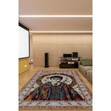 Homshtag Pop Art Renkli Harry Potter Halısı Yıkanabilir Çocuk Odası Halısı Çok Renkli Halı Bohem Tarzı Potterhead Halısı