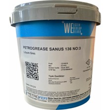 Wertal Petrofer Sanus 136 Lityum Sarı Gres 0,90 Kg.