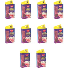 Viora Lateks Temizlik Bulaşık Eldiveni - Orta Boy - Medium - 8-8,5 - Pembe - 10 Paket