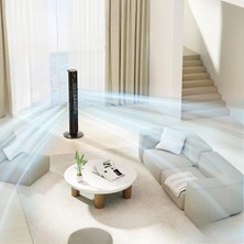 Levoıt Tower Fan 106CM, 7,5 M/s Sessiz Kolonlu Fan, Uzaktan Kumanda ile 90° Salınım, 12 Hız 4 Ev Modu, LED Ekran, Zamanlayıcı 12H, 25 Db, 23W Classic Pro