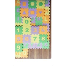 Daima Sağlık Eğitici Çocuk Oyun Matı/ Harfler, Rakamlar ve Geometrik Şekiller/ Eva/ 7mm/ 48 Li/puzzle Oyun Matı Puzzle1