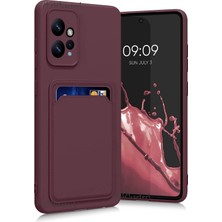 MTK Moveteck Xiaomi Redmi Note 12 4g Kılıf Kamera Korumalı Kartvizitli Cüzdan Silikon Kartlıklı Yumuşak Silikon