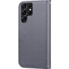 Ykd Store Samsung Galaxy S10+ Için Deri Telefon Kılıfı - Gri (Yurt Dışından)