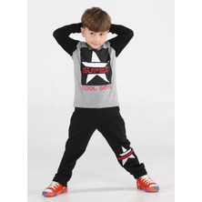 Casabony Super Star Erkek Çocuk Jogger + T-Shirt Takım