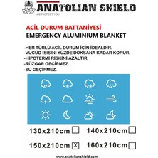 Anatolian Shield Doğada Hayatta Kalma Acil Durum Termal Battaniye