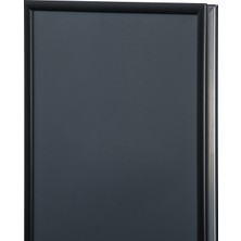 ÖzgürceSeç Çift Taraflı Sac Taban Kaldırım Reklam Panosu Ayaklı Poster Pano