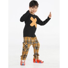 Casabony Casa Laci Ekose Pantolon + T-Shirt Takım