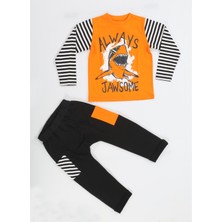 Casabony Jawsome Baggy Erkek Çocuk Pantolon + T-Shirt Takım