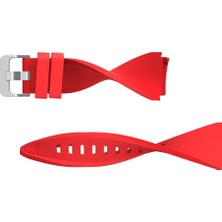 E2M Samsung Watch 22MM Krd-12 Frontıer Silikon Kırmızı Kordon