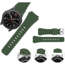 E2M Samsung Watch 22MM Krd-12 Frontıer Silikon Kırmızı Kordon