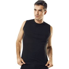 Namaldı 119 Ribana Erkek Kolsuz O-Yaka Body Siyah