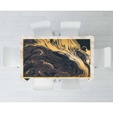 Alban Home Mermer Temalı Dijital Baskı Masa Örtüsü Alho_tblc-70 (140X220)