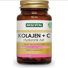 Aksu Vital Kolajen + C Vitamini Hyaluronik Asit 900 mg 60 Tablet