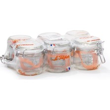 Le Parfait Super Terrines Klipsli/contalı Cam Kavanoz 200 ml (6 Adet)