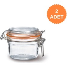 Le Parfait Super Terrines Klipsli/contalı Cam Kavanoz 125 ml (2 Adet)