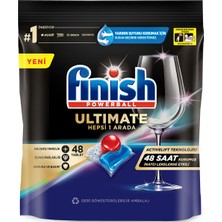 Finish Ultimate 48 Kapsül Bulaşık Makinesi Deterjanı Tableti (1 x 48 Kapsül)