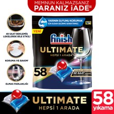 Finish Ultimate 58 Kapsül Bulaşık Makinesi Deterjanı Tableti (1 x 58 Kapsül)