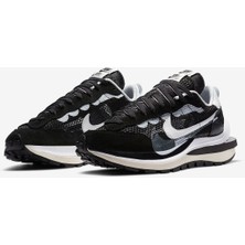 Nike x Sacai Vaporwaffle Black White Spor Ayakkabı