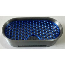 Sska Plastik Mutfak Banyo Süzgeçli Dekoratif Sabunluk Kalıp Sabun Standı 13 x 6,5 x 3 cm