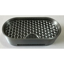 Sska Plastik Mutfak Banyo Süzgeçli Dekoratif Sabunluk Kalıp Sabun Standı 13 x 6,5 x 3 cm