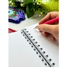 Victoria's Journals Gizli Spiralli Defter Sert Kapak 192 Sayfa 96 Yaprak 17X24 cm 90GR. Noktalı