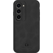 Cool-M Samsung Galaxy S23 Plus Pu Deri Kaplamalı Pc+ Tpu Kapak Manyetik Araba Montaj Telefon Kılıfı (Yurt Dışından)