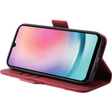 Cool-M Samsung Galaxy A24 4g Telefon Cüzdan Stand Kılıfı Baskılı Hat Pu Deri Kapak (Yurt Dışından)