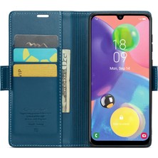 Cool-M Samsung Galaxy A70/A70S Cüzdan Stand Telefon Deri Kılıfı Rfıd Engelleme Telefon Kapağı (Yurt Dışından)