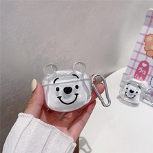 Bagies Air pods Uyumlu Şeffaf Ayıcık Pooh Air pods Kulaklık Kılıfı